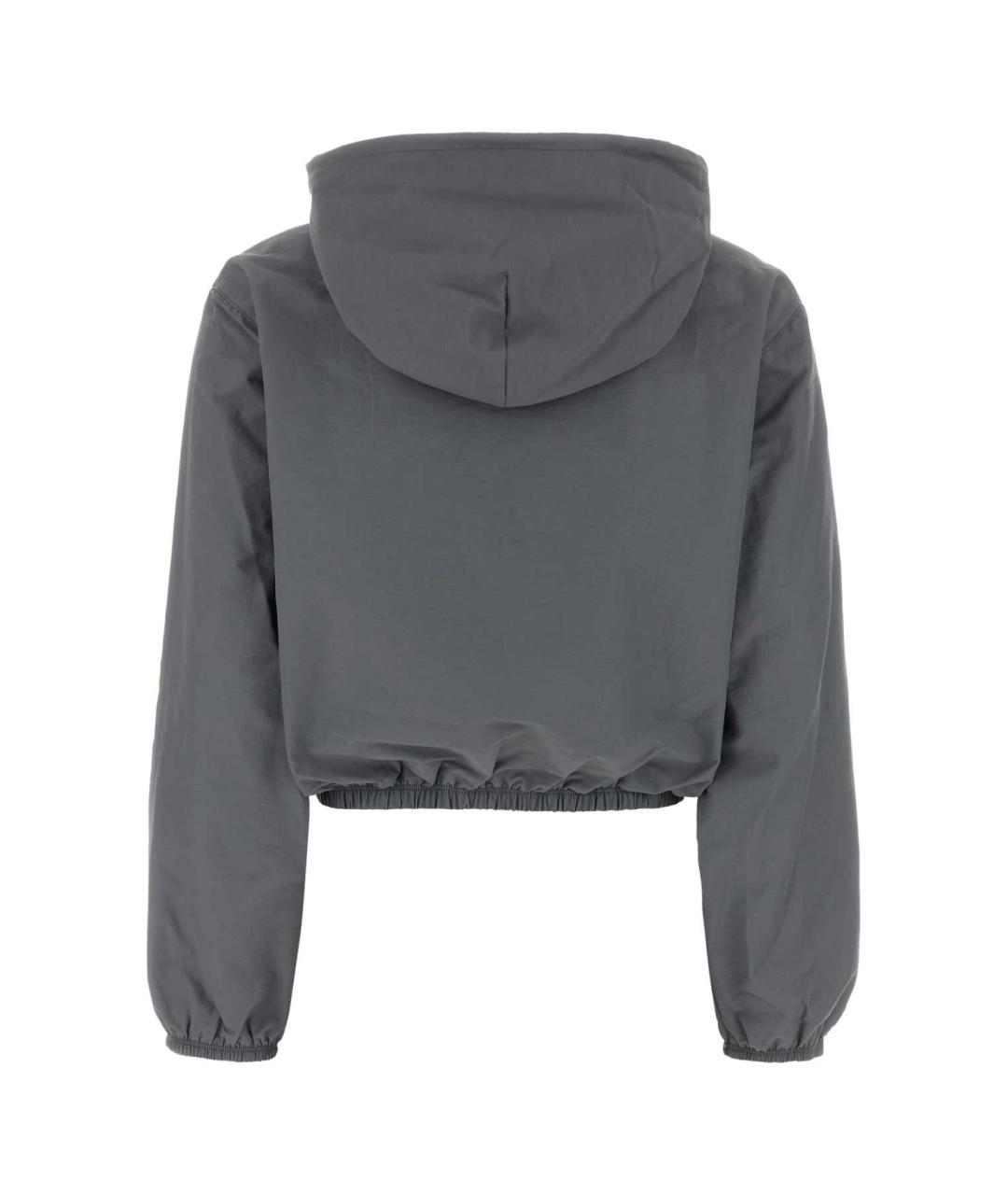 ALEXANDER WANG Серая полиэстеровая куртка, фото 2