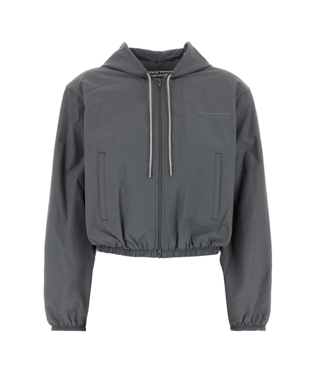 ALEXANDER WANG Серая полиэстеровая куртка, фото 1
