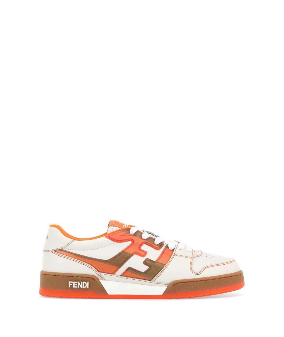 FENDI Мульти кожаные низкие кроссовки / кеды, фото 1