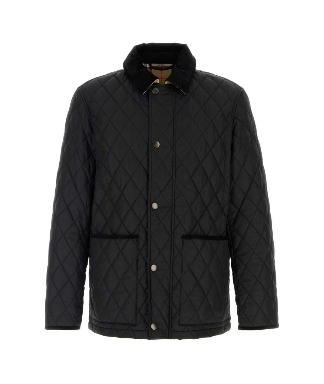 BURBERRY Черная нейлоновая куртка, фото 1
