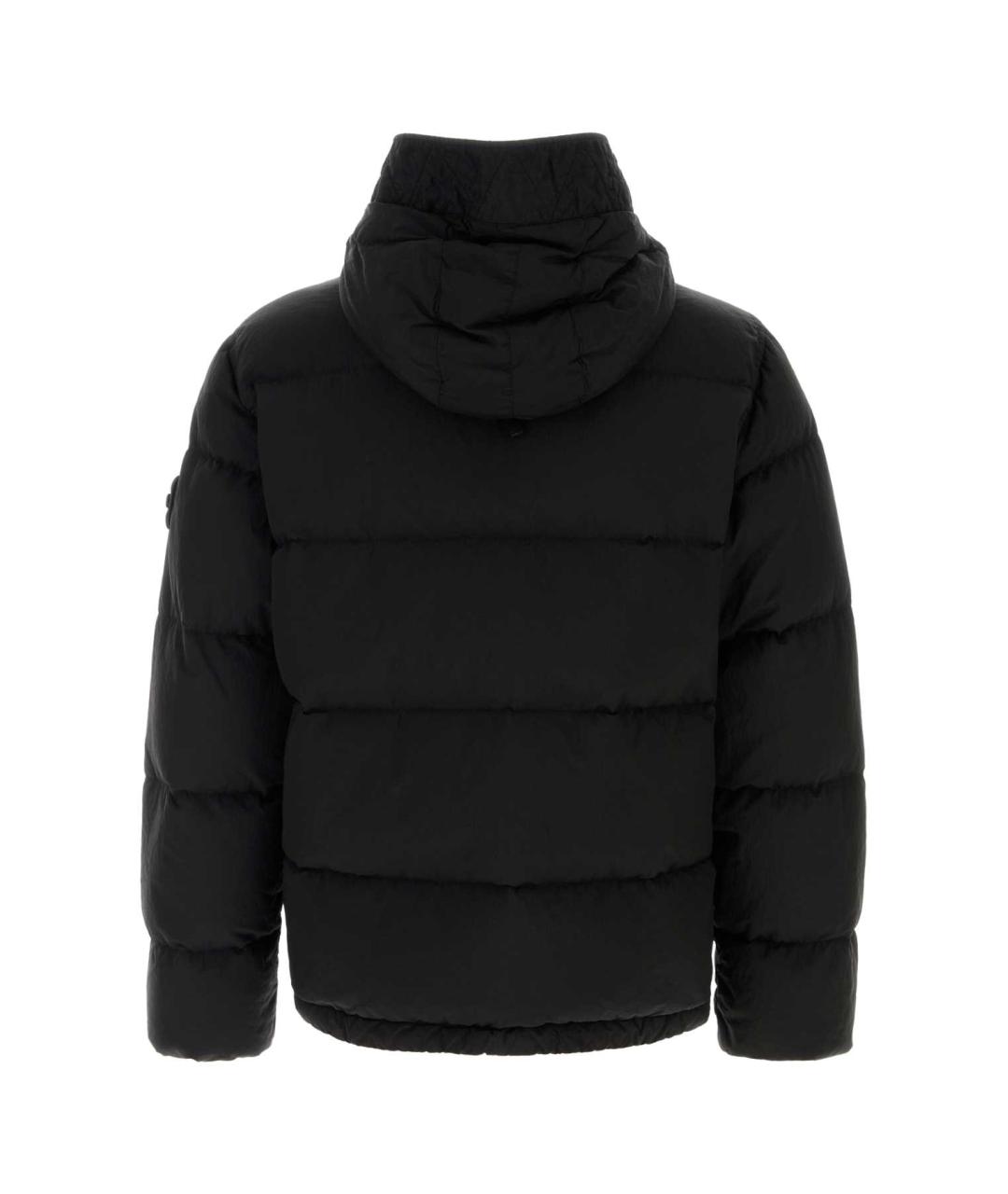STONE ISLAND Черная полиамидовая куртка, фото 2