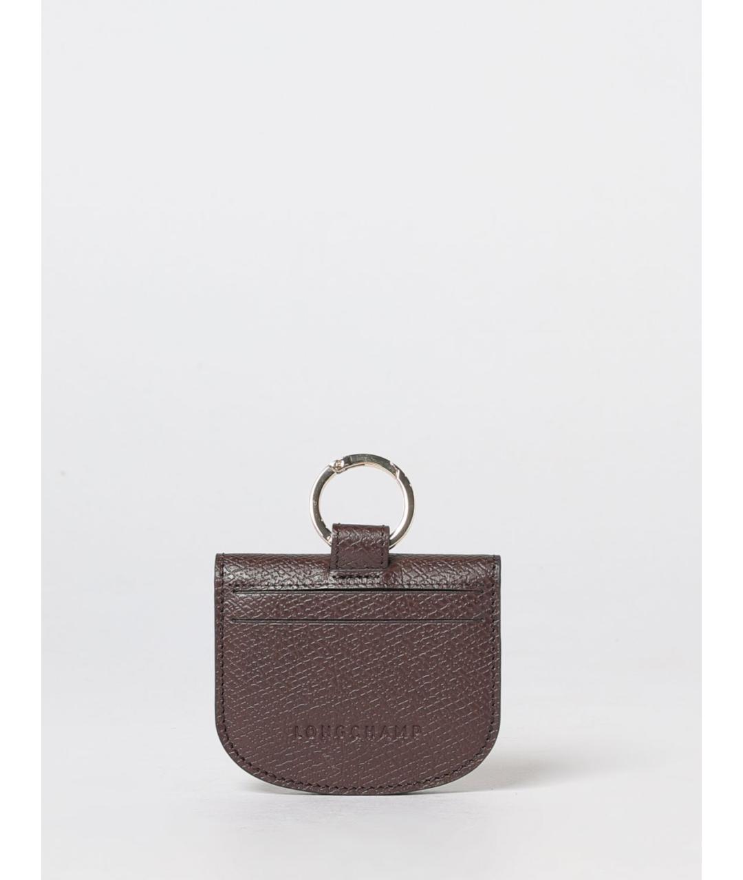 LONGCHAMP Коричневый брелок, фото 3