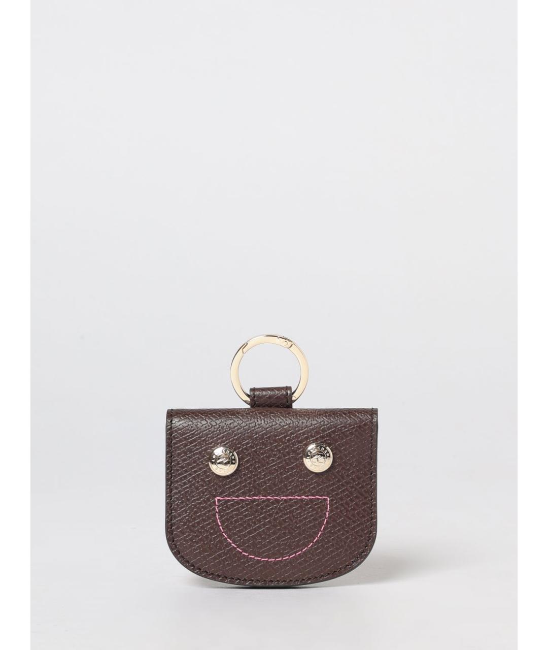 LONGCHAMP Коричневый брелок, фото 4
