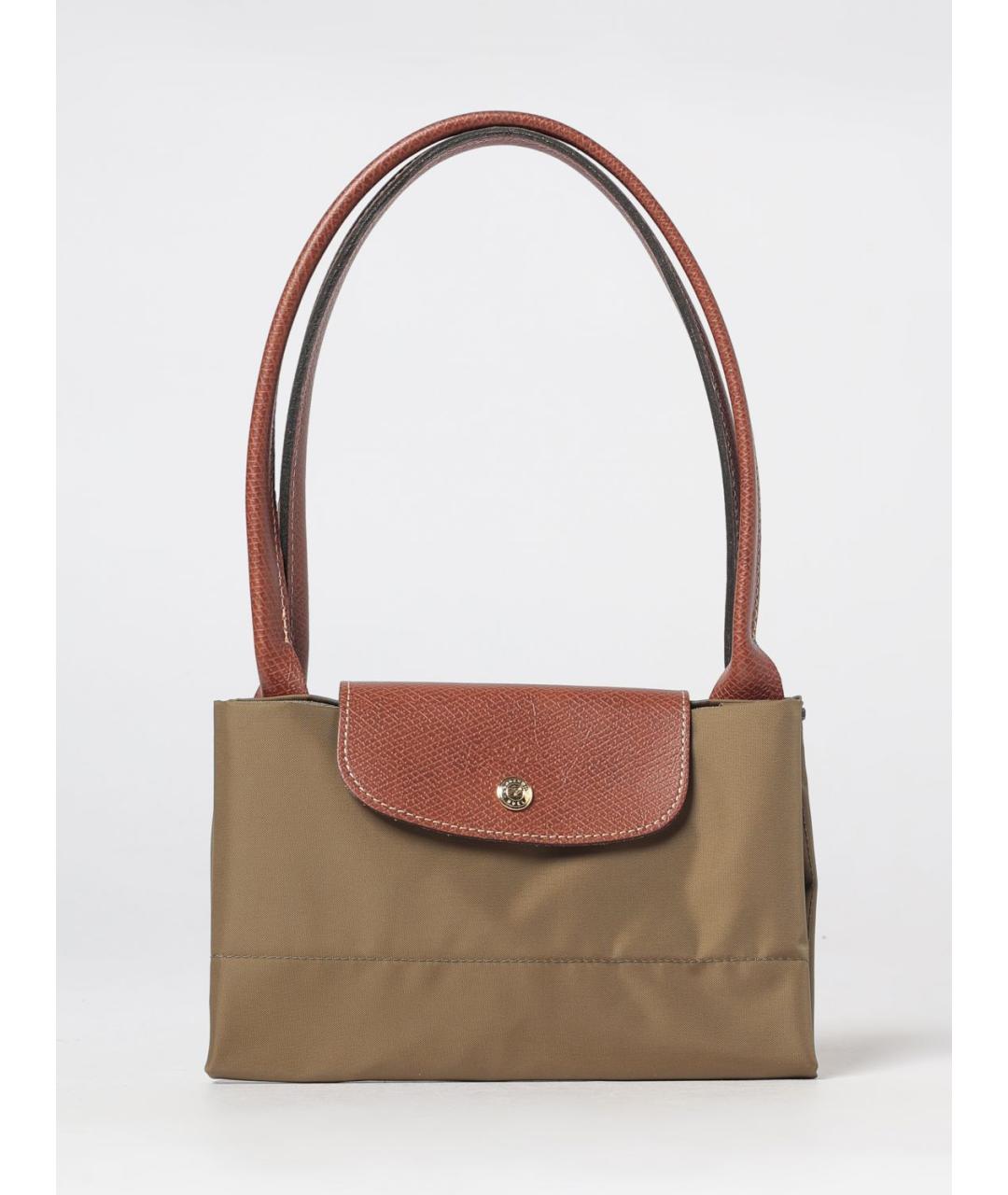 LONGCHAMP Хаки синтетическая сумка тоут, фото 4