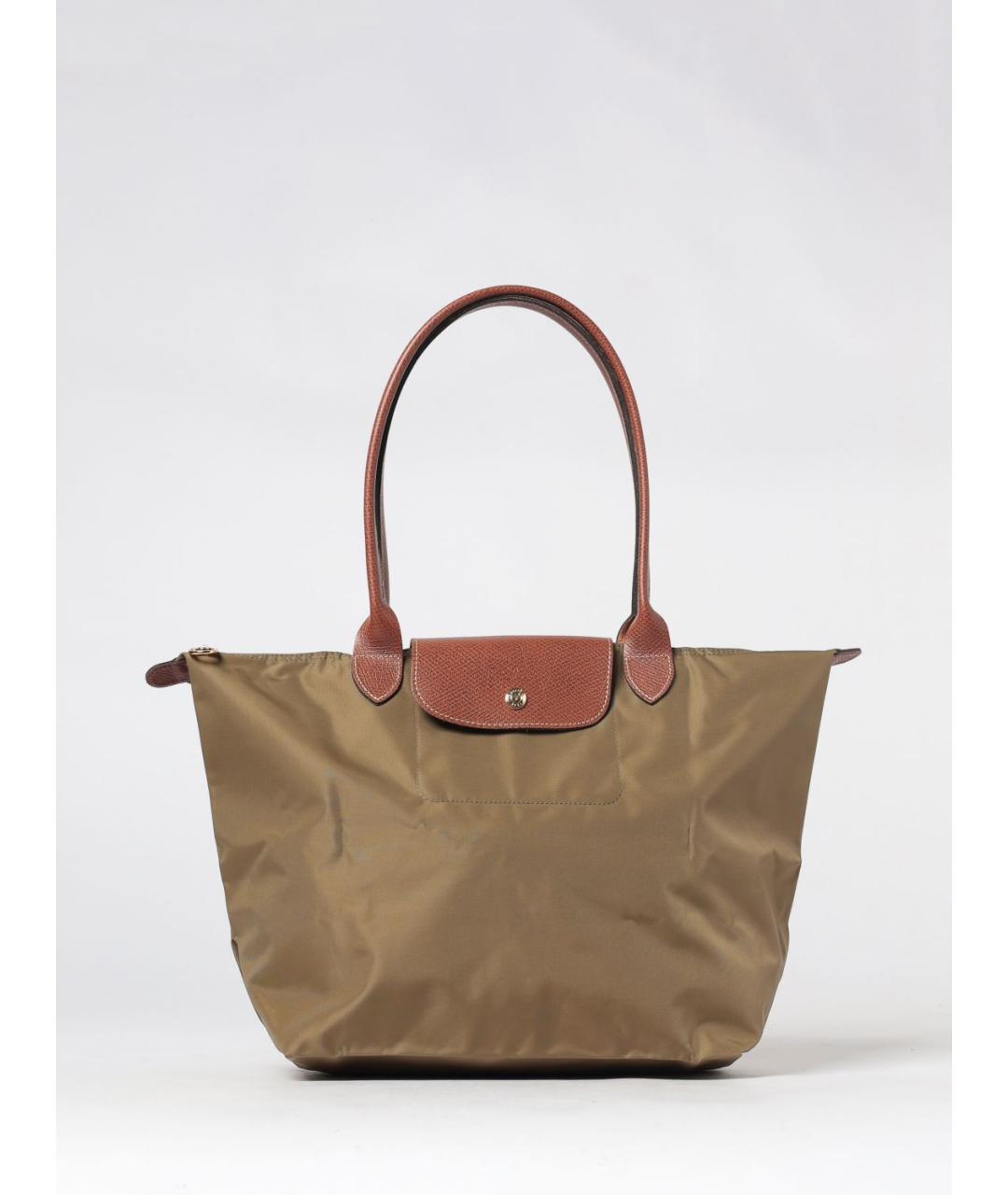 LONGCHAMP Хаки синтетическая сумка тоут, фото 5