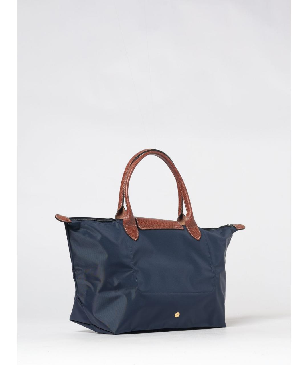 LONGCHAMP Синяя синтетическая сумка тоут, фото 2