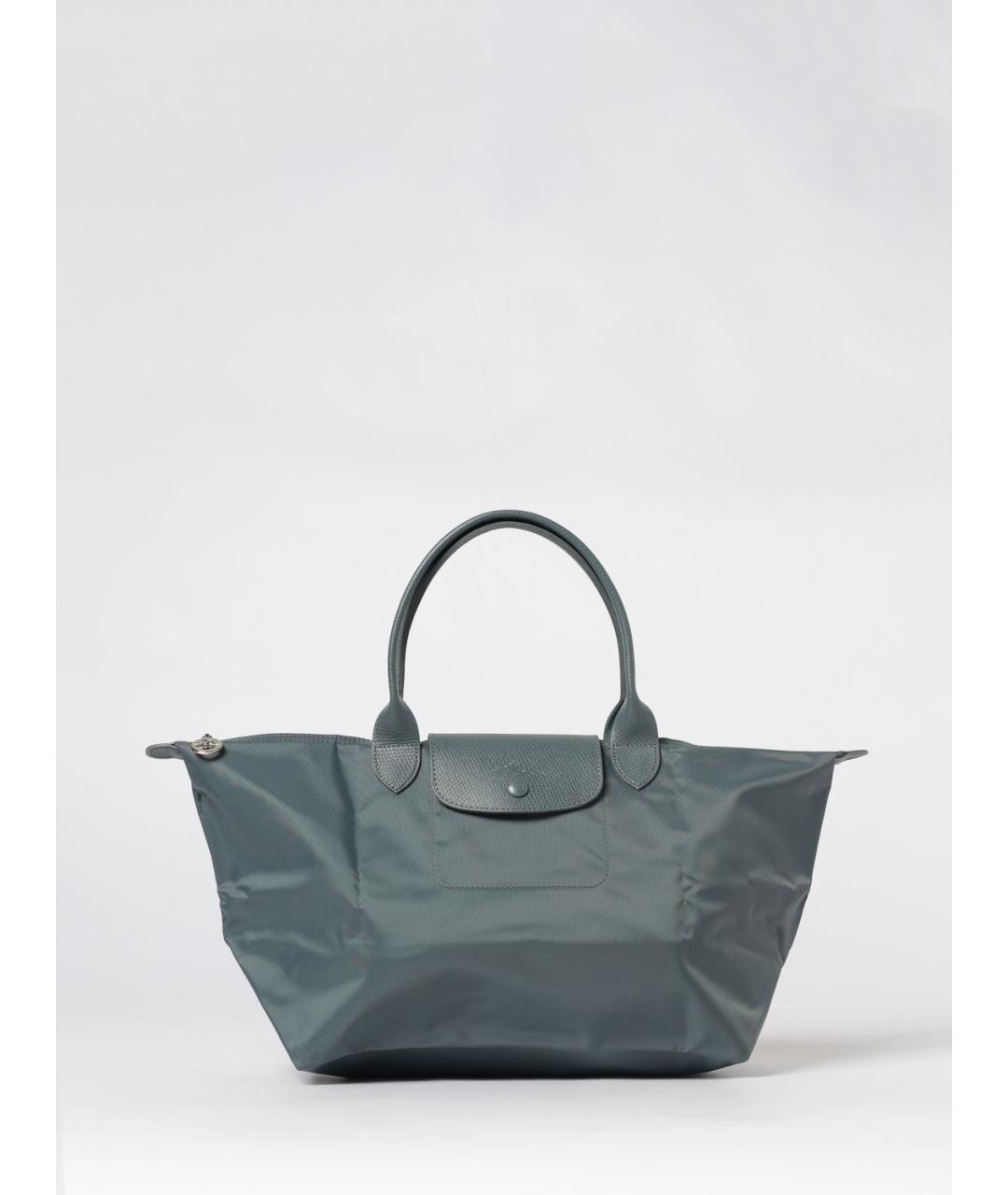 LONGCHAMP Серая нейлоновая сумка тоут, фото 5