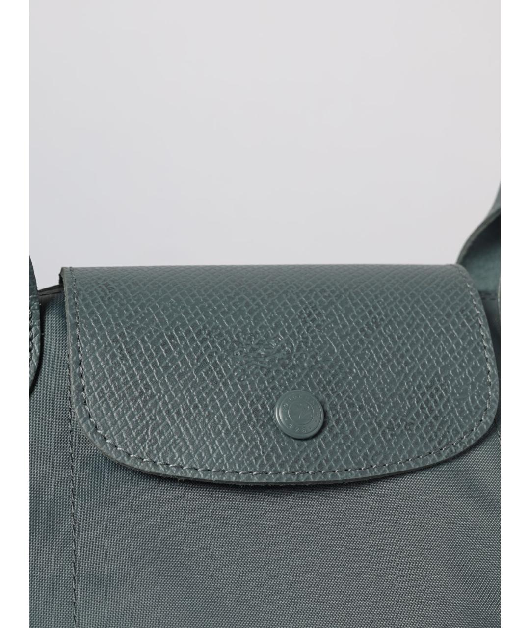 LONGCHAMP Серая нейлоновая сумка тоут, фото 3