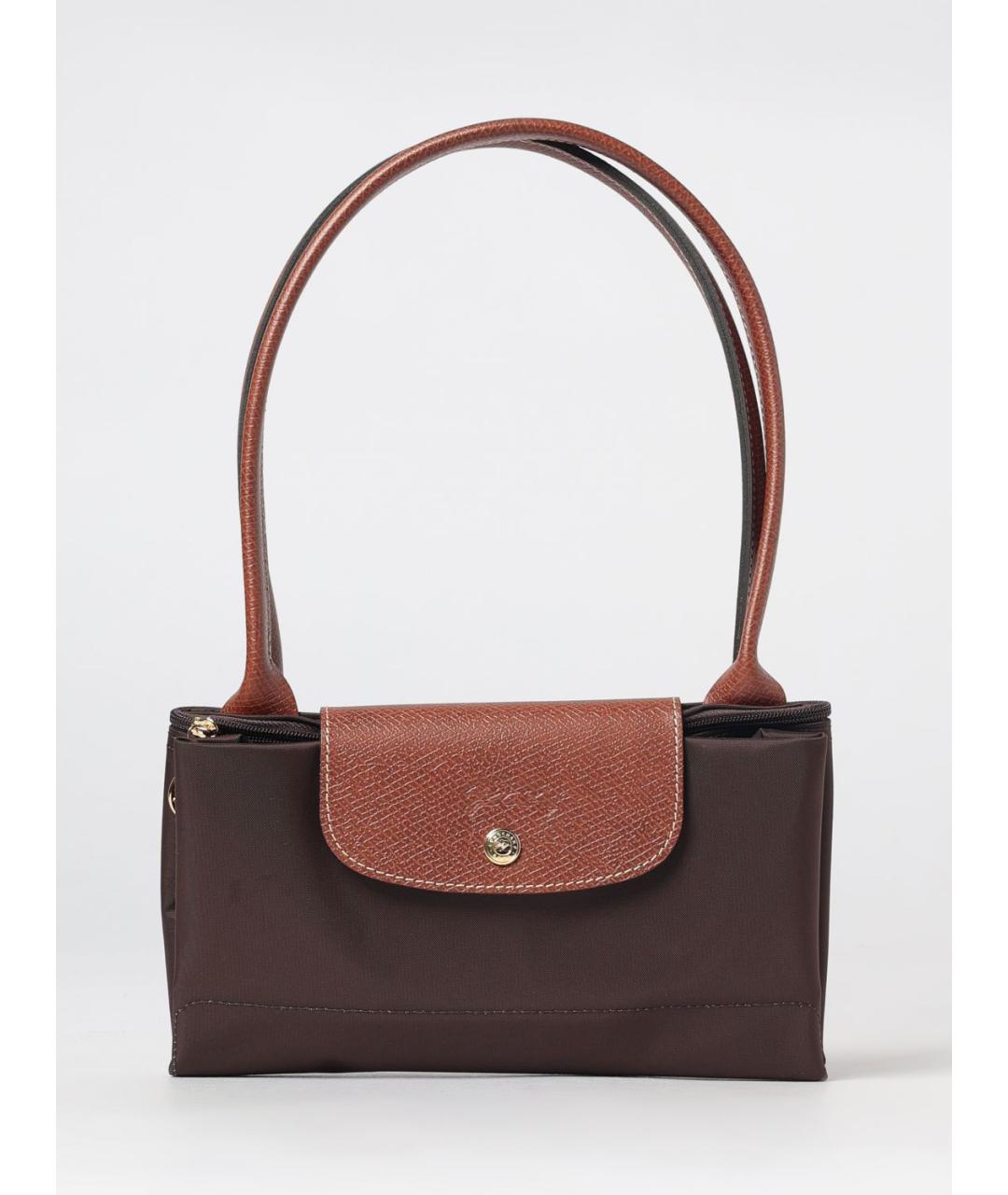 LONGCHAMP Коричневая синтетическая сумка тоут, фото 4