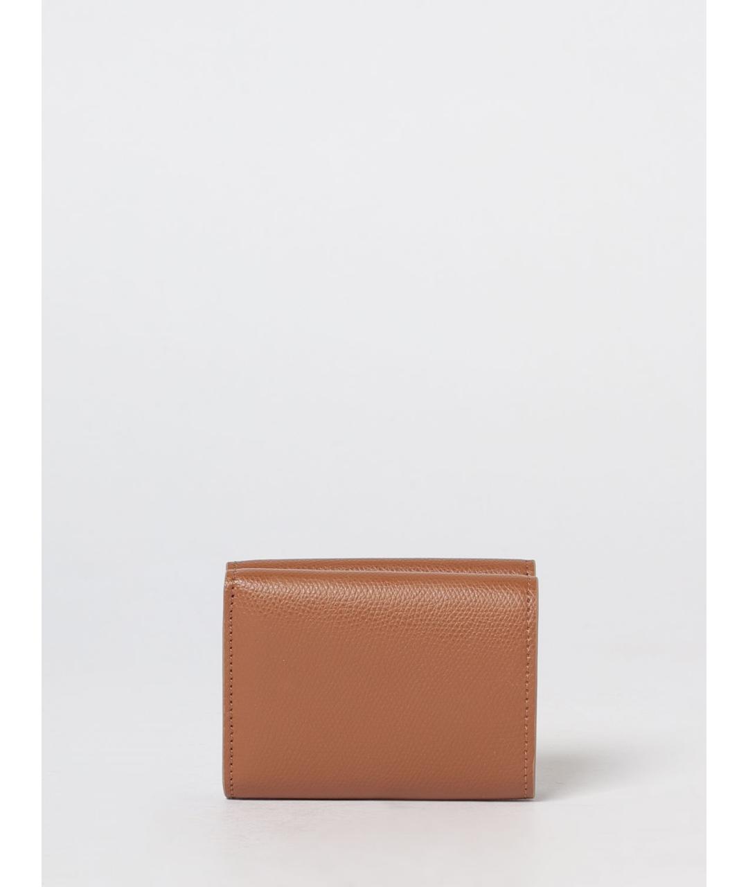 FENDI Бежевый кожаный кошелек, фото 3