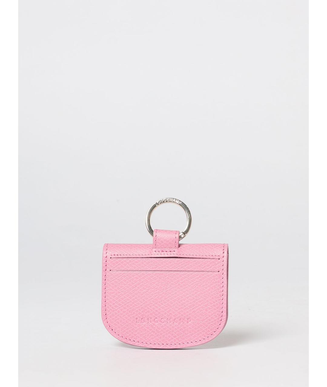 LONGCHAMP Розовый брелок, фото 3