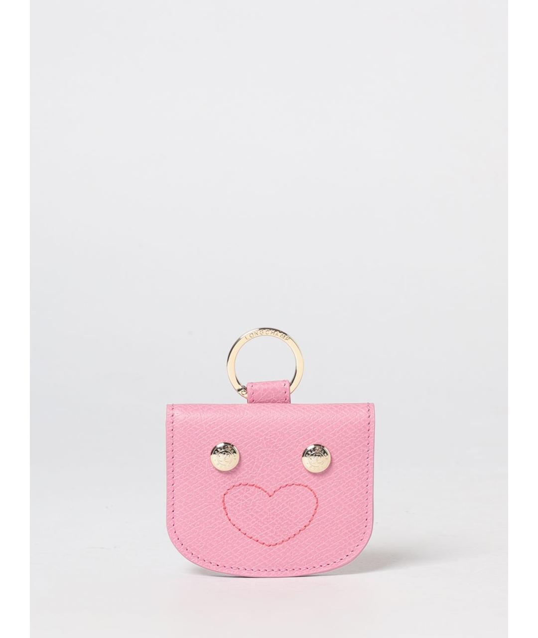 LONGCHAMP Розовый брелок, фото 4