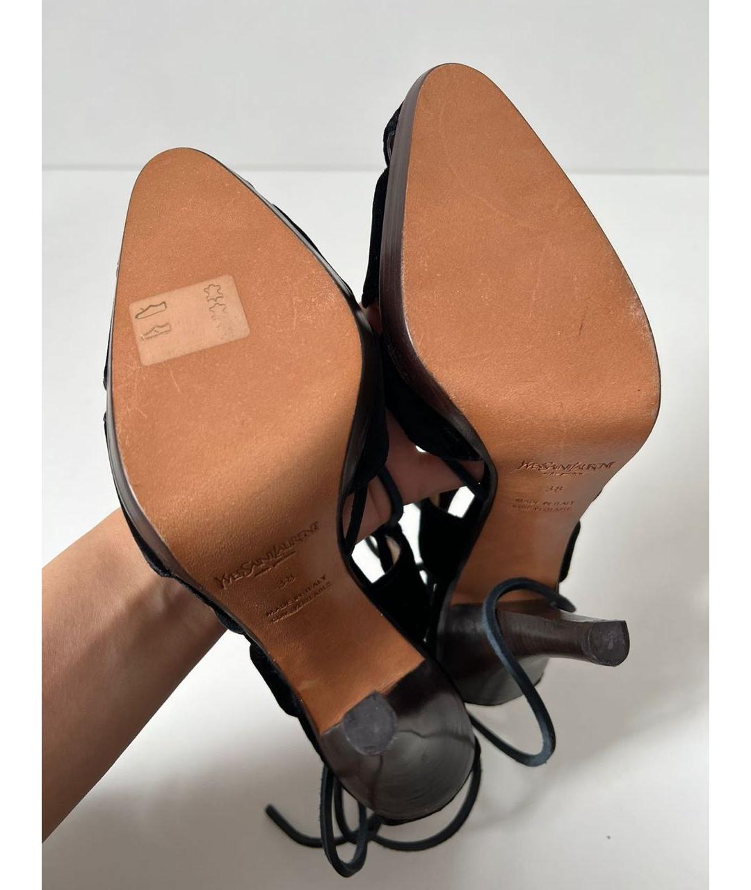 SAINT LAURENT Черные туфли, фото 7
