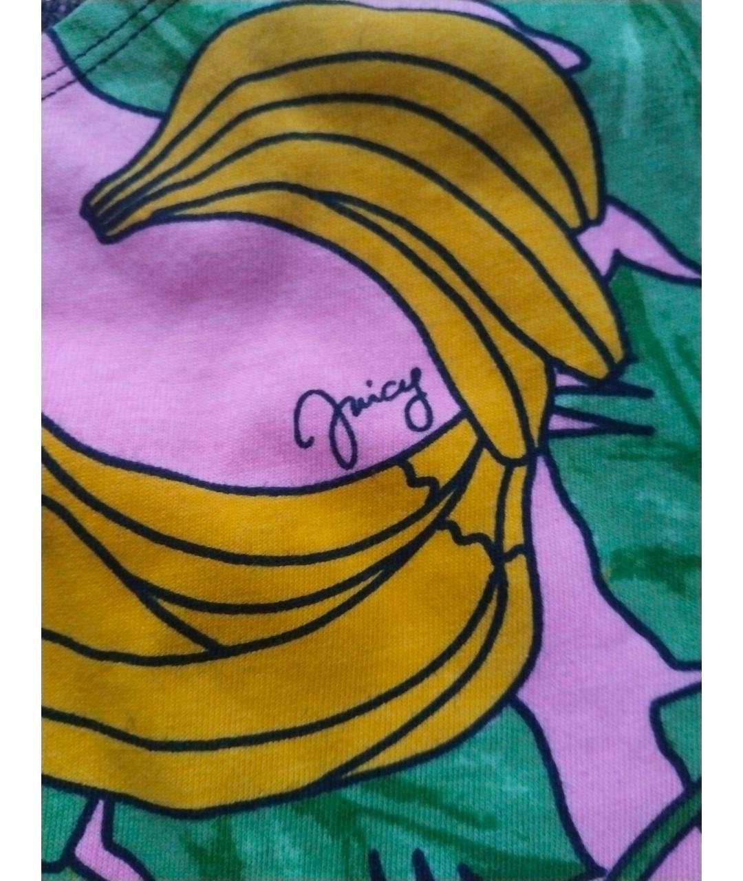 JUICY COUTURE Розовая хлопковая майка, фото 4