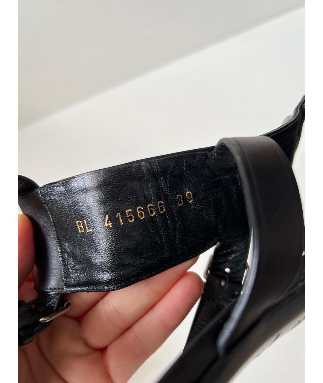 SAINT LAURENT Черные туфли, фото 7