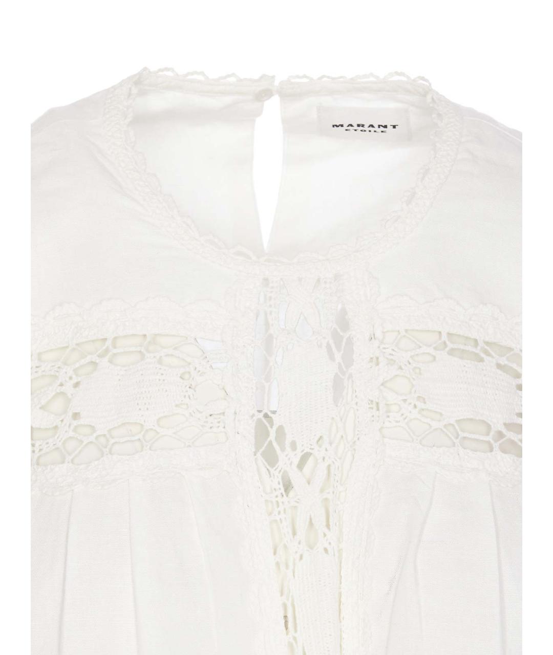 ISABEL MARANT Белая хлопковая рубашка, фото 4