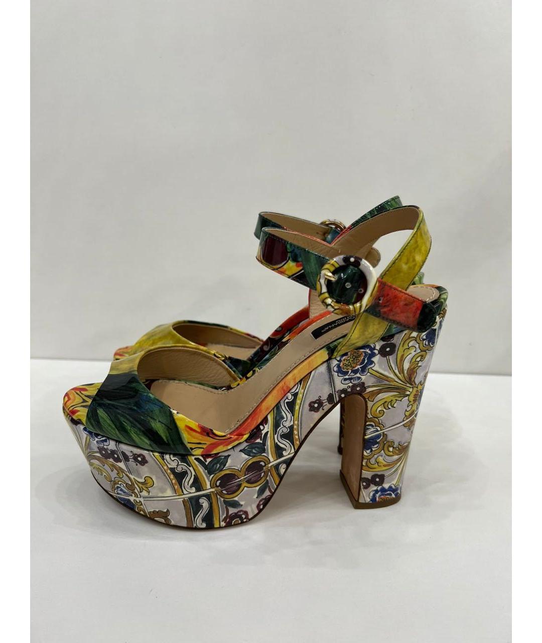 DOLCE&GABBANA Мульти босоножки, фото 2