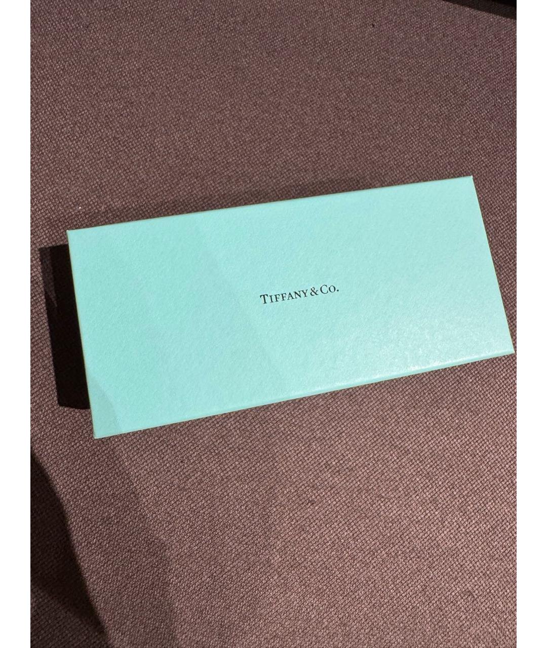 TIFFANY&CO Темно-синие металлические солнцезащитные очки, фото 5
