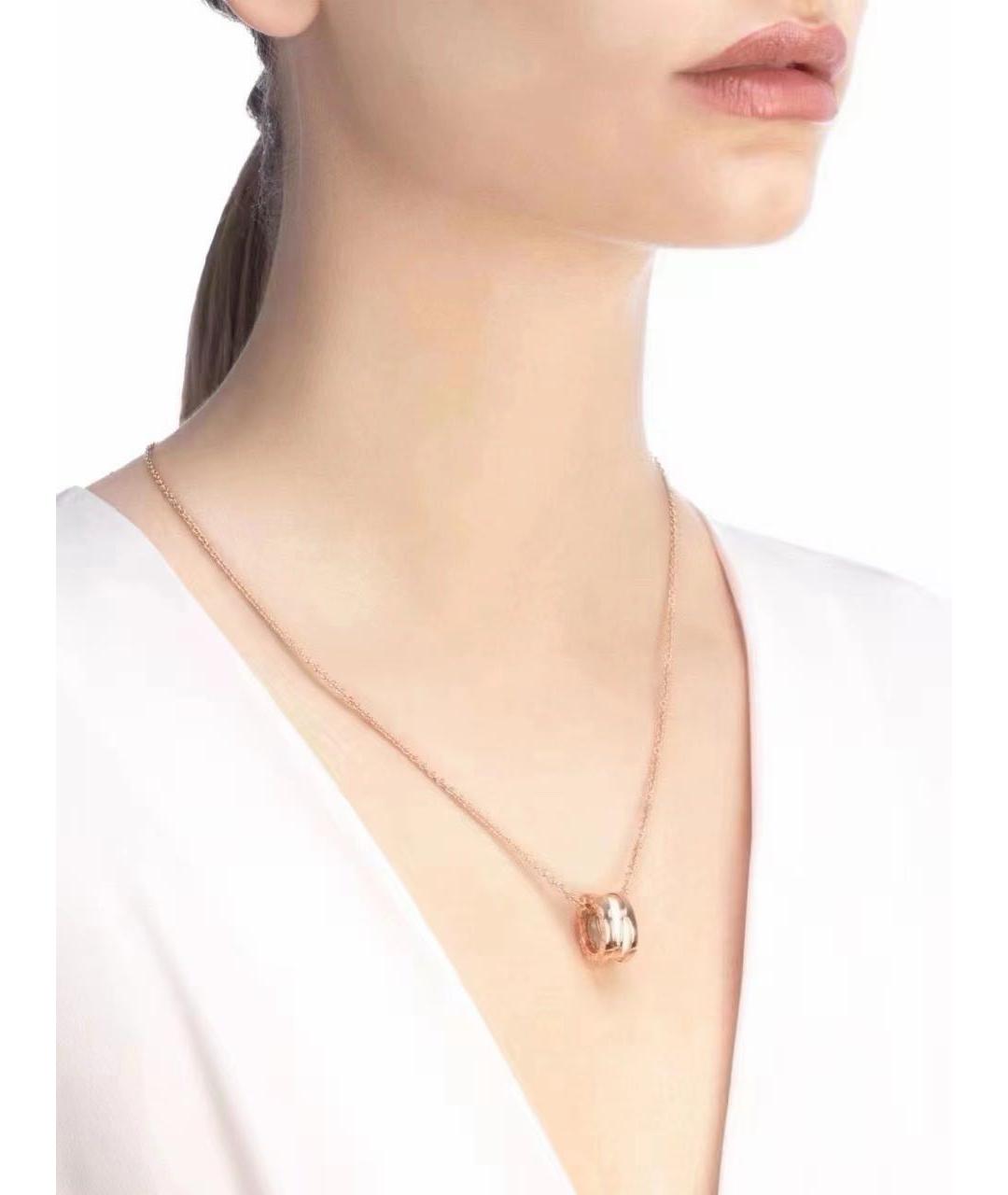 BVLGARI Золотое колье из розового золота, фото 5