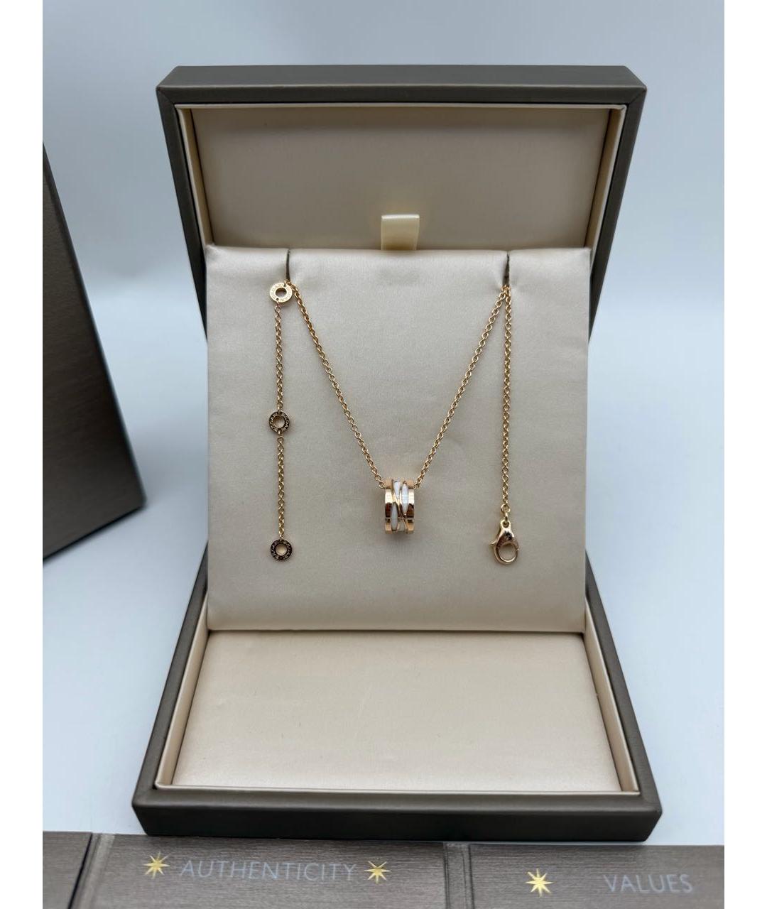 BVLGARI Золотое колье из розового золота, фото 6