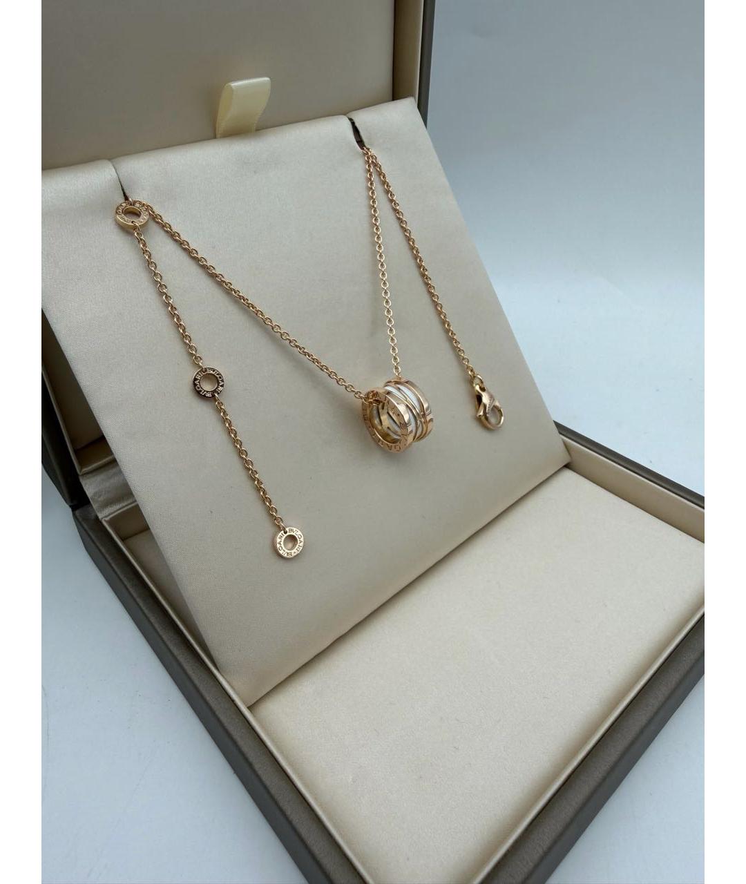 BVLGARI Золотое колье из розового золота, фото 3