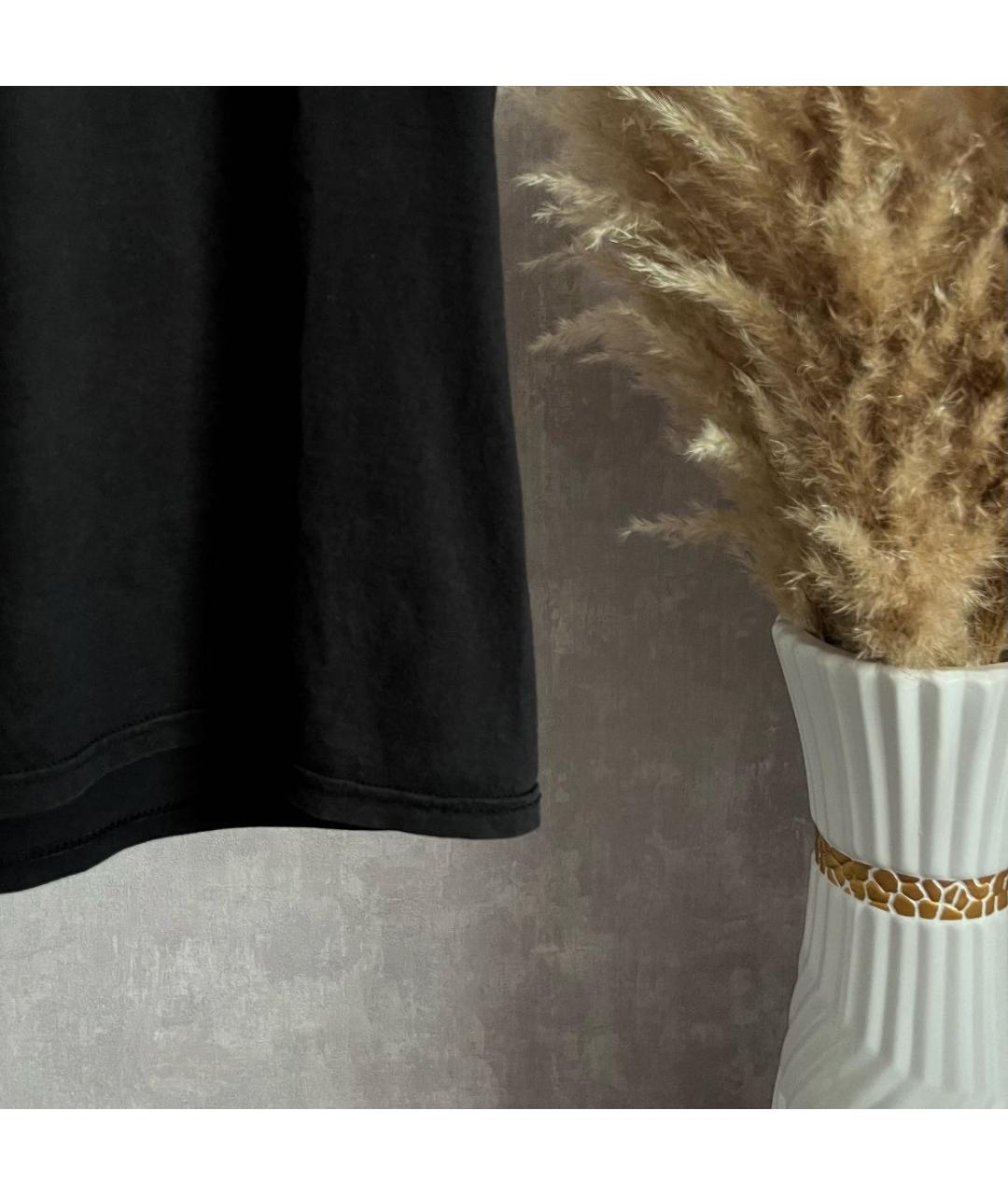 RICK OWENS Черная футболка, фото 4