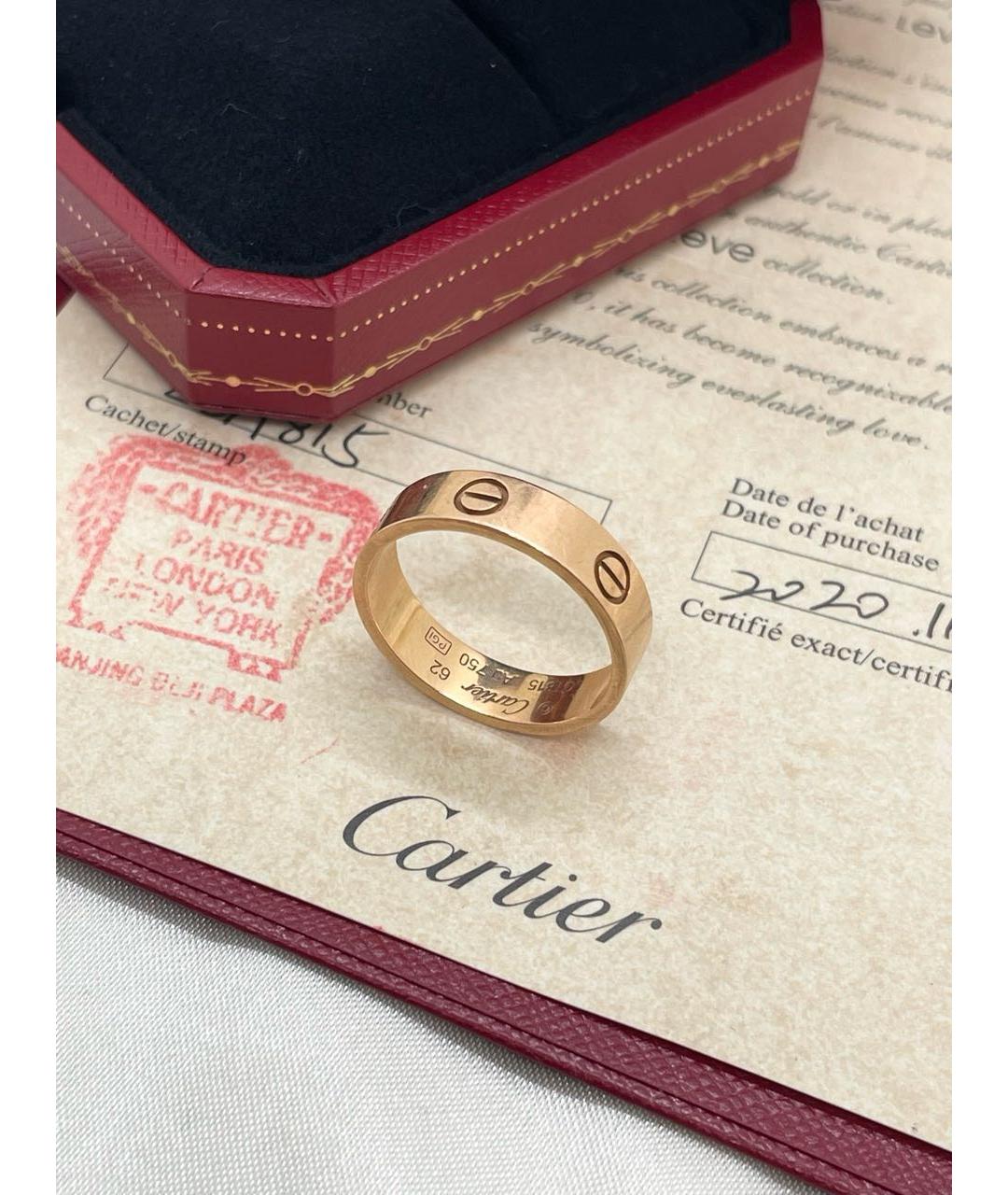 CARTIER Золотое кольцо из розового золота, фото 4