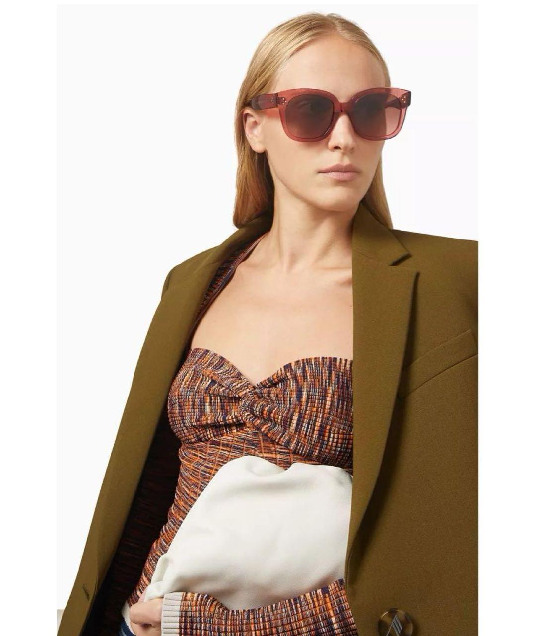 CELINE Розовые солнцезащитные очки, фото 2
