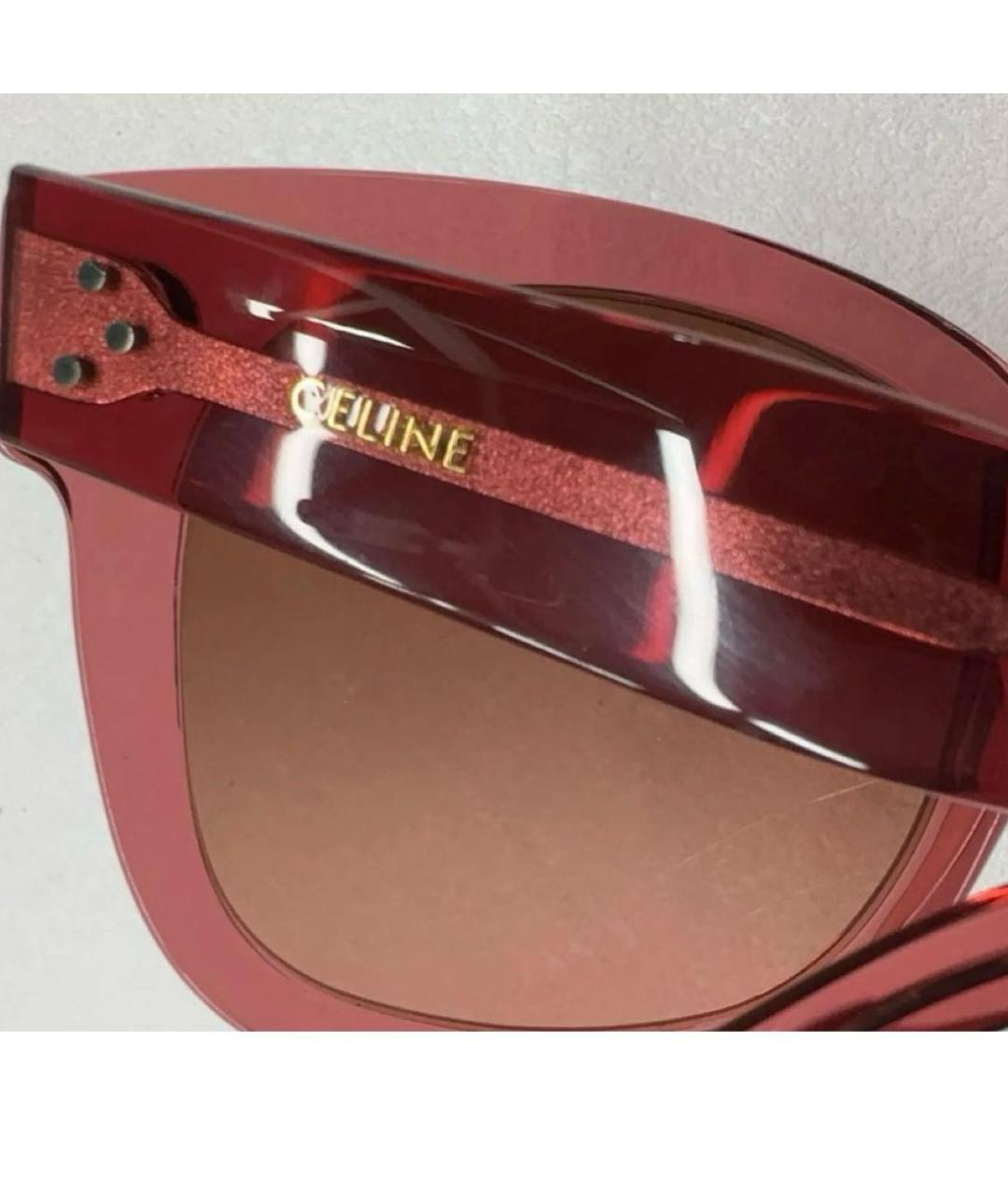 CELINE Розовые солнцезащитные очки, фото 4