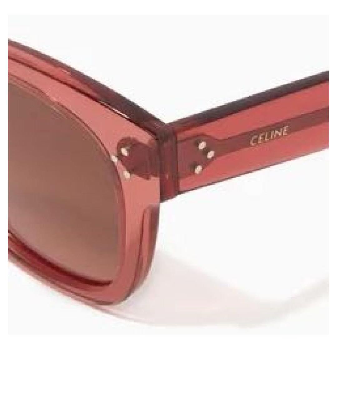 CELINE Розовые солнцезащитные очки, фото 7