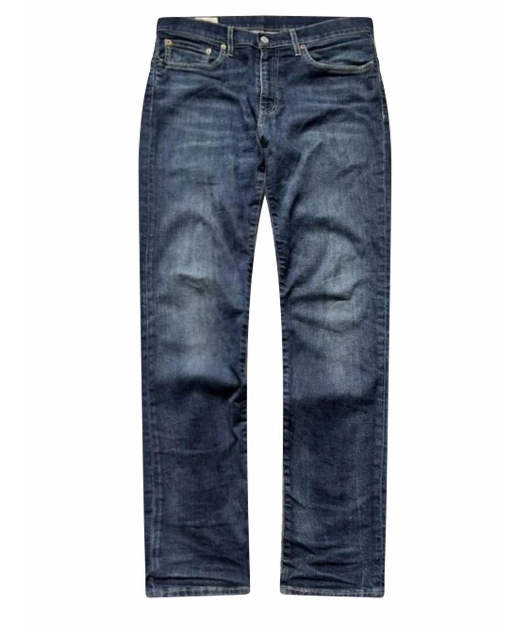 LEVI'S Синие хлопковые прямые джинсы, фото 1
