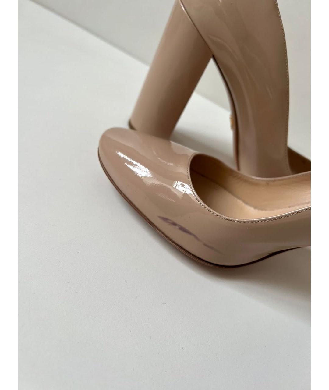 PRADA Бежевые туфли, фото 4
