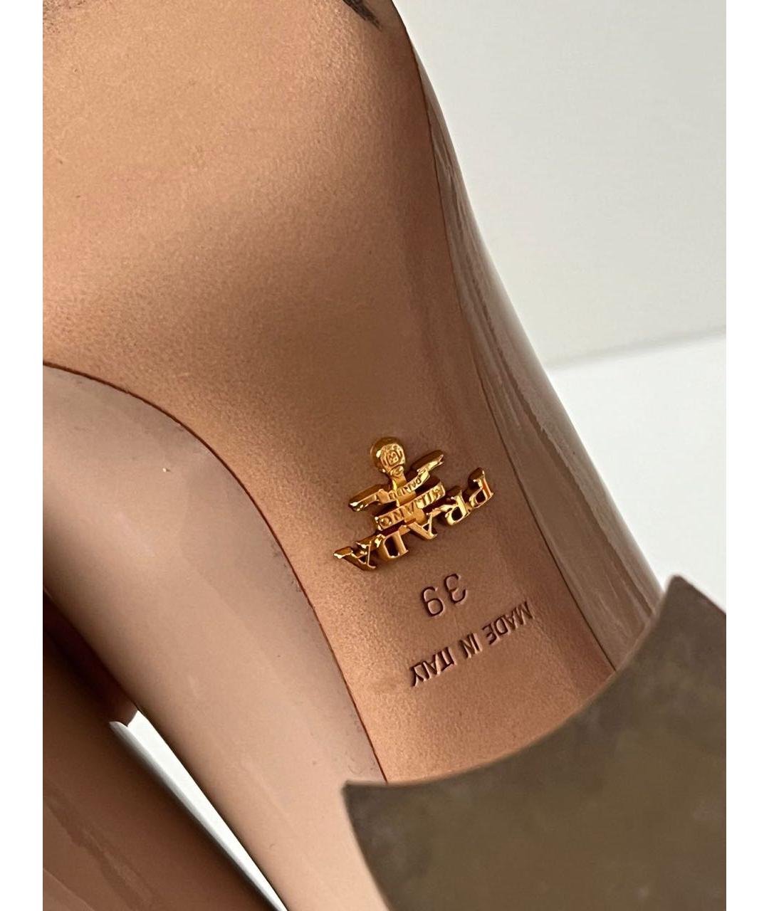 PRADA Бежевые туфли, фото 7