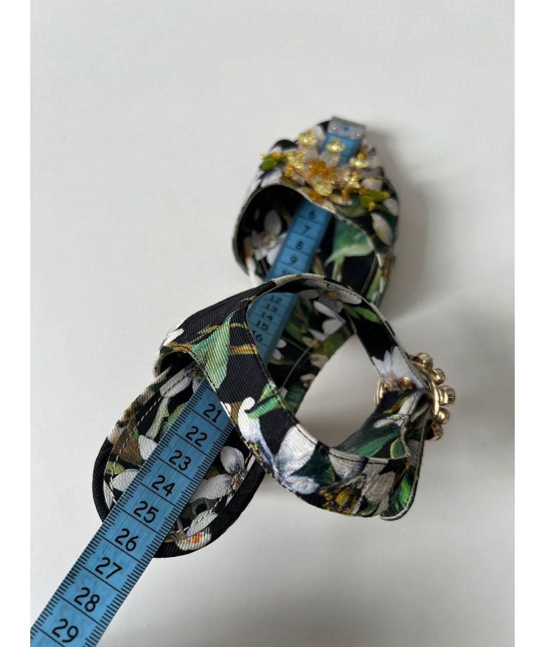 DOLCE&GABBANA Мульти босоножки, фото 6
