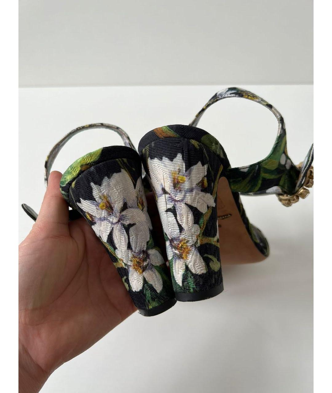 DOLCE&GABBANA Мульти босоножки, фото 4