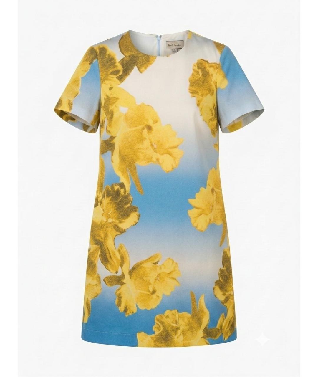 PAUL SMITH Мульти шелковое повседневное платье, фото 5