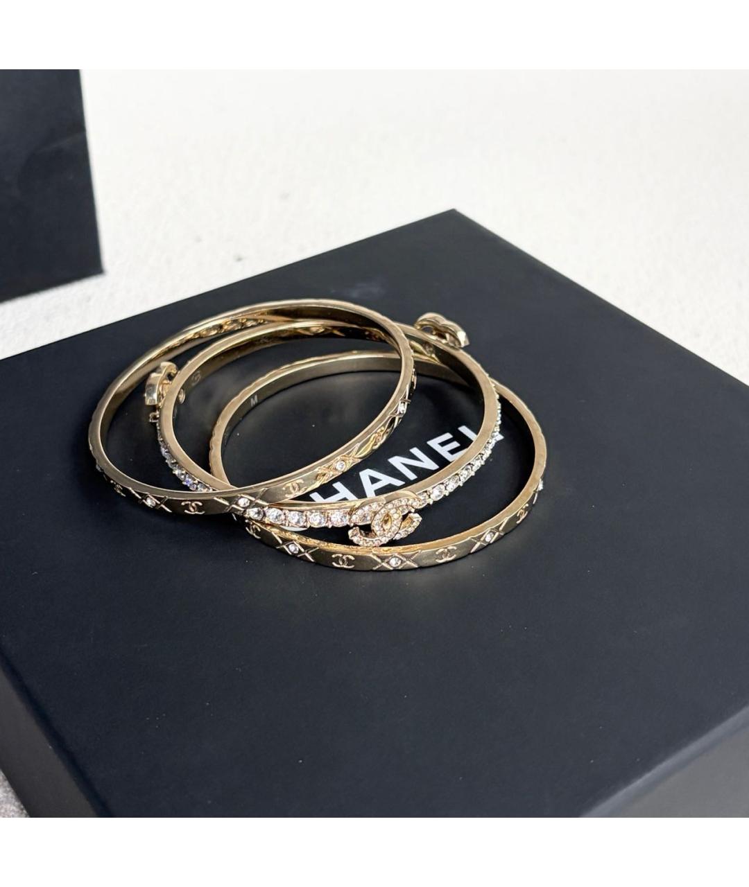 CHANEL Золотой браслет, фото 8