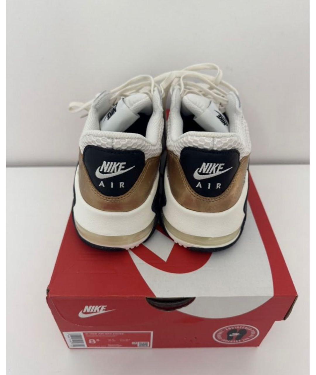 NIKE Белые текстильные кроссовки, фото 4