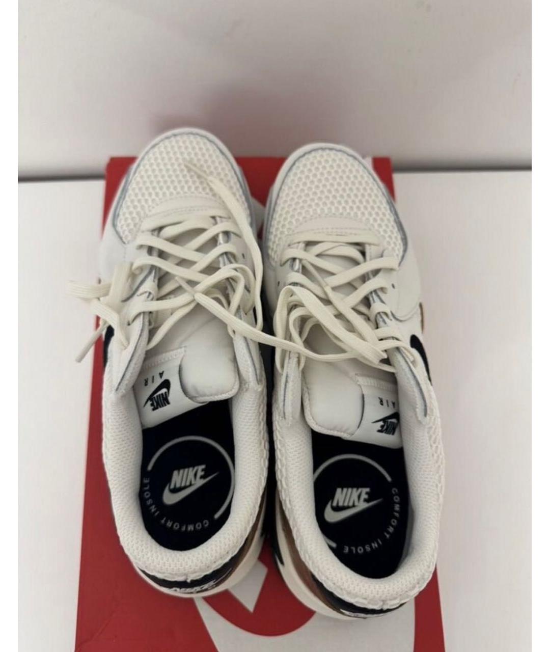 NIKE Белые текстильные кроссовки, фото 2