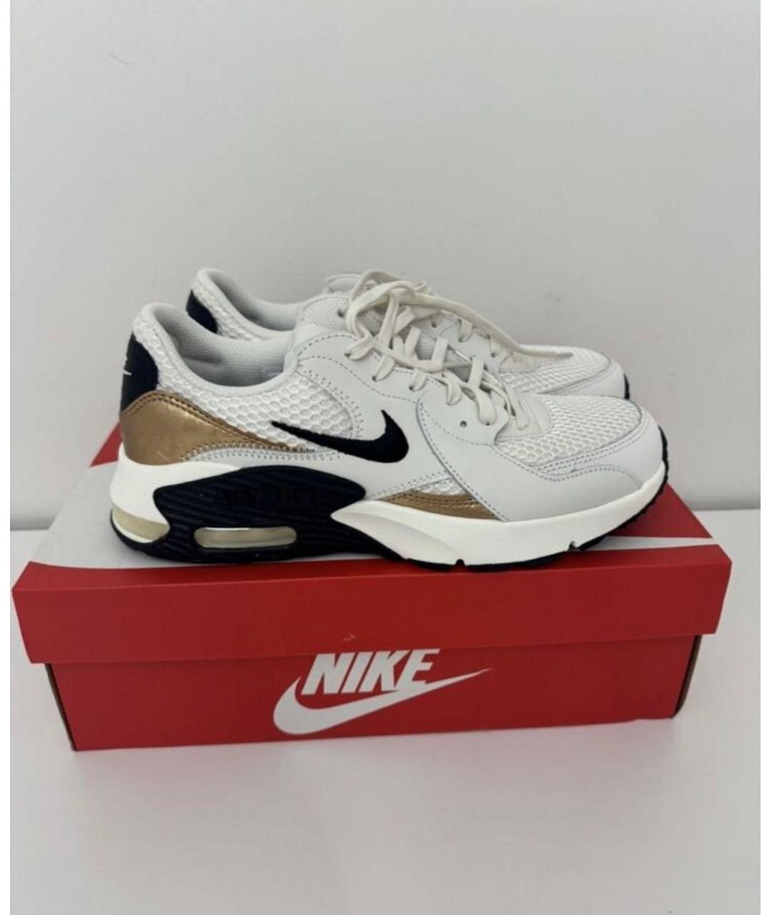 NIKE Белые текстильные кроссовки, фото 7