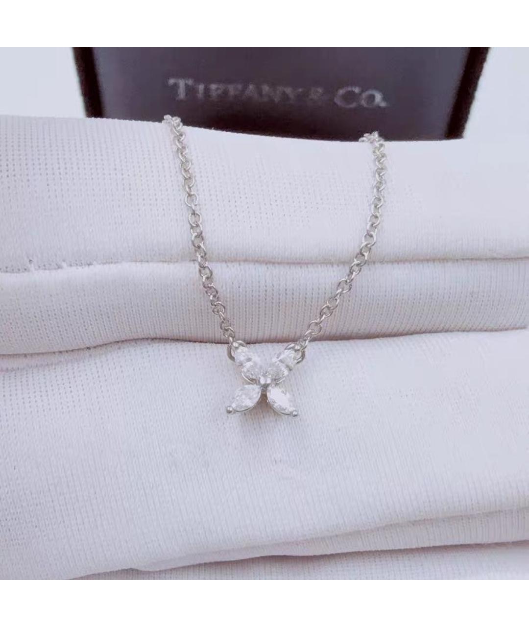 TIFFANY&CO Белое платиновое колье, фото 8