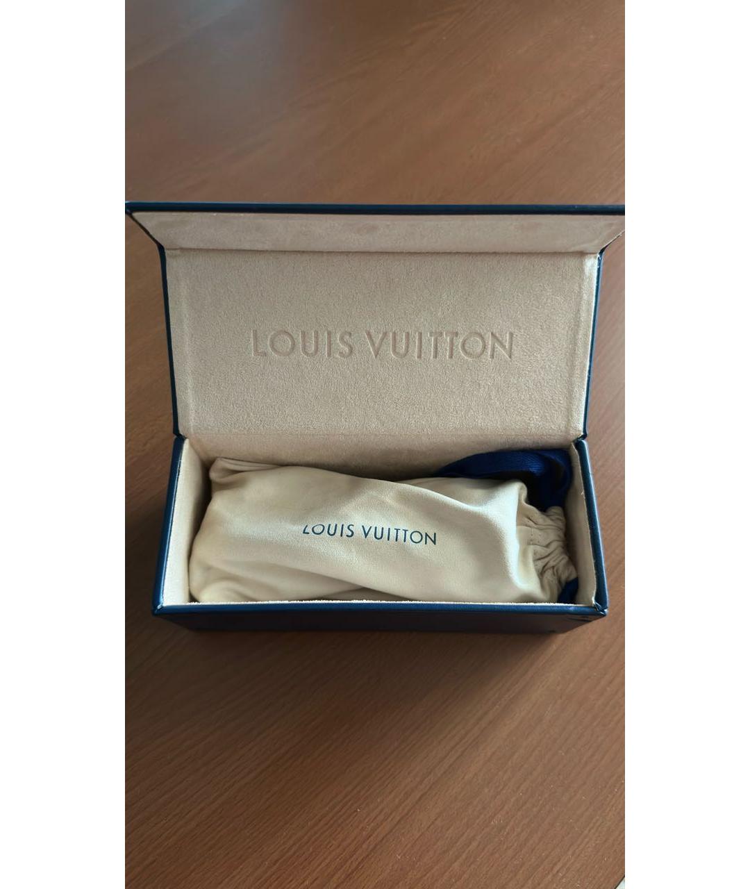 LOUIS VUITTON Черные пластиковые солнцезащитные очки, фото 4