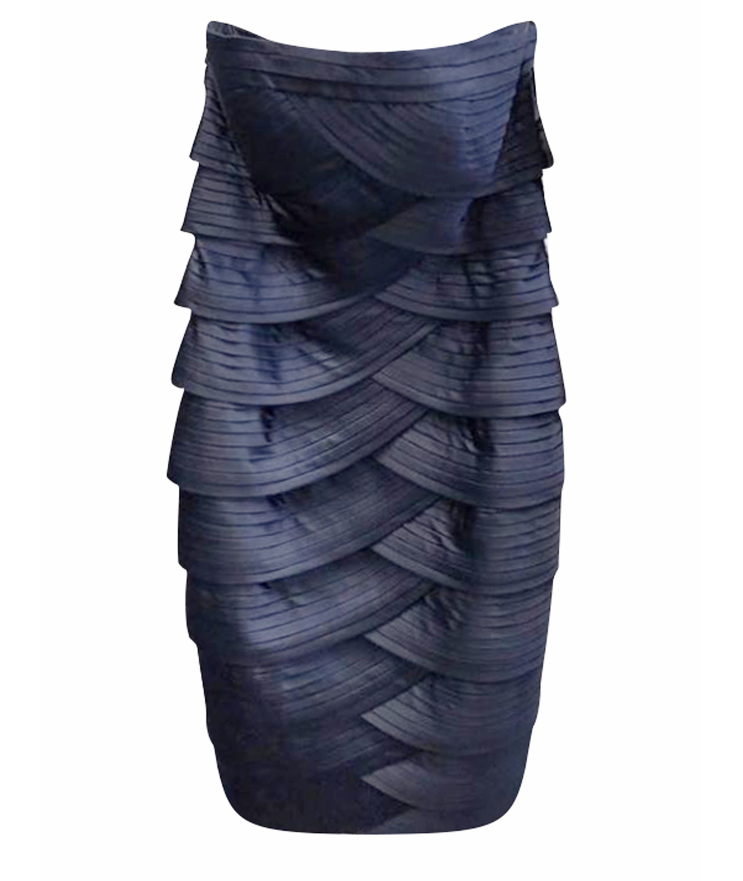BLUMARINE Темно-синее полиэстеровое вечернее платье, фото 1