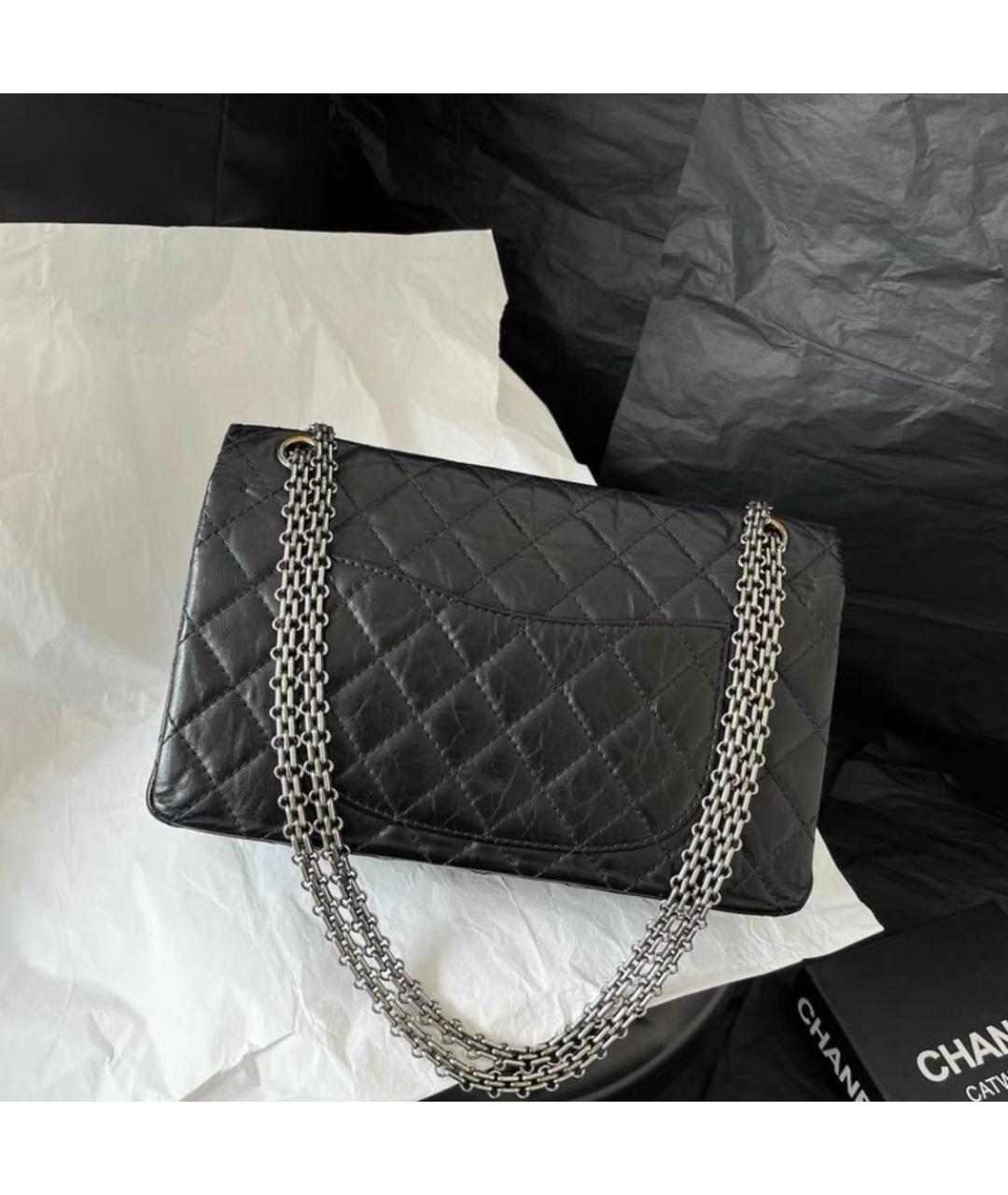 CHANEL Черная кожаная сумка через плечо, фото 4
