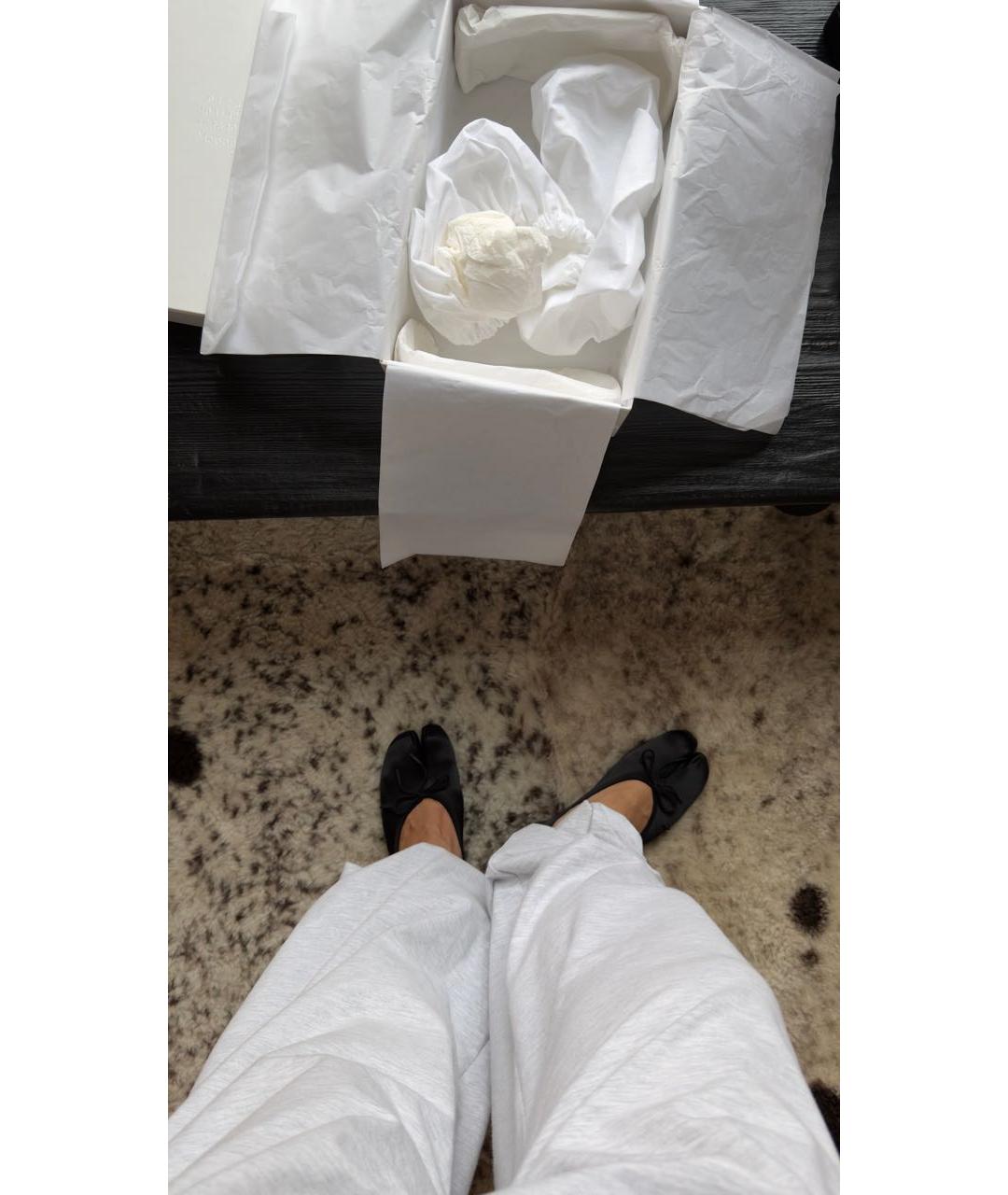 MAISON MARGIELA Черные текстильные туфли, фото 5