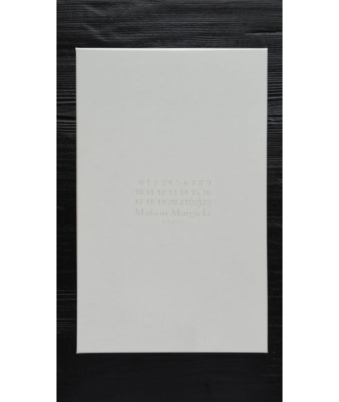 MAISON MARGIELA Черные текстильные туфли, фото 6