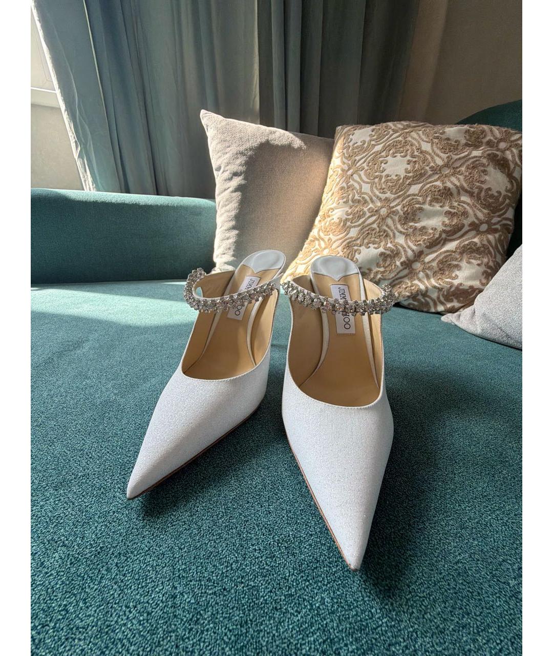 JIMMY CHOO Белые мюли, фото 2
