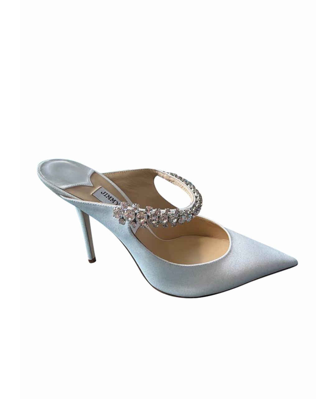 JIMMY CHOO Белые мюли, фото 5
