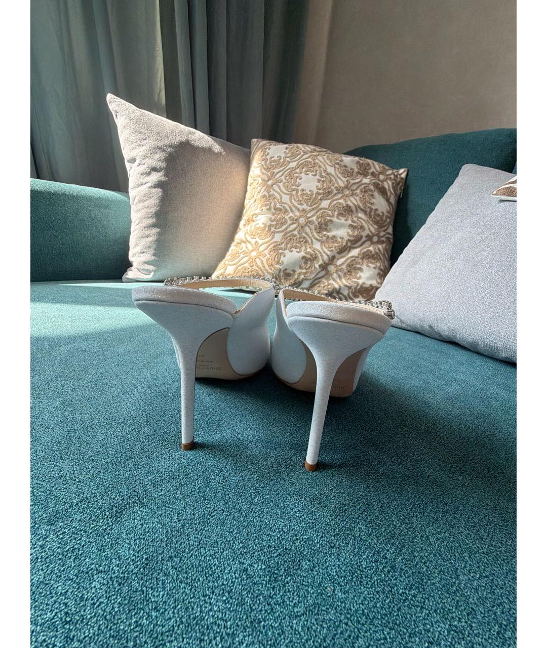 JIMMY CHOO Белые мюли, фото 4