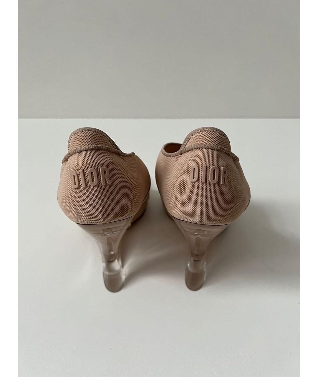 CHRISTIAN DIOR Бежевые туфли, фото 8